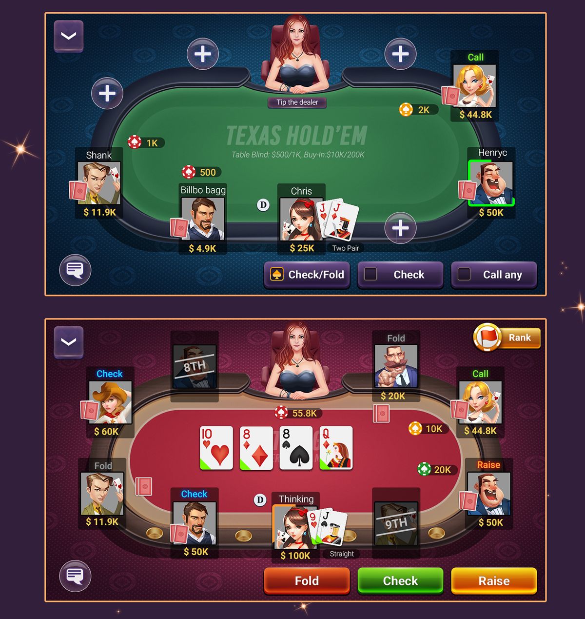 Golden Tiger Casino آن لائن کیسینو میں اصل گیمز